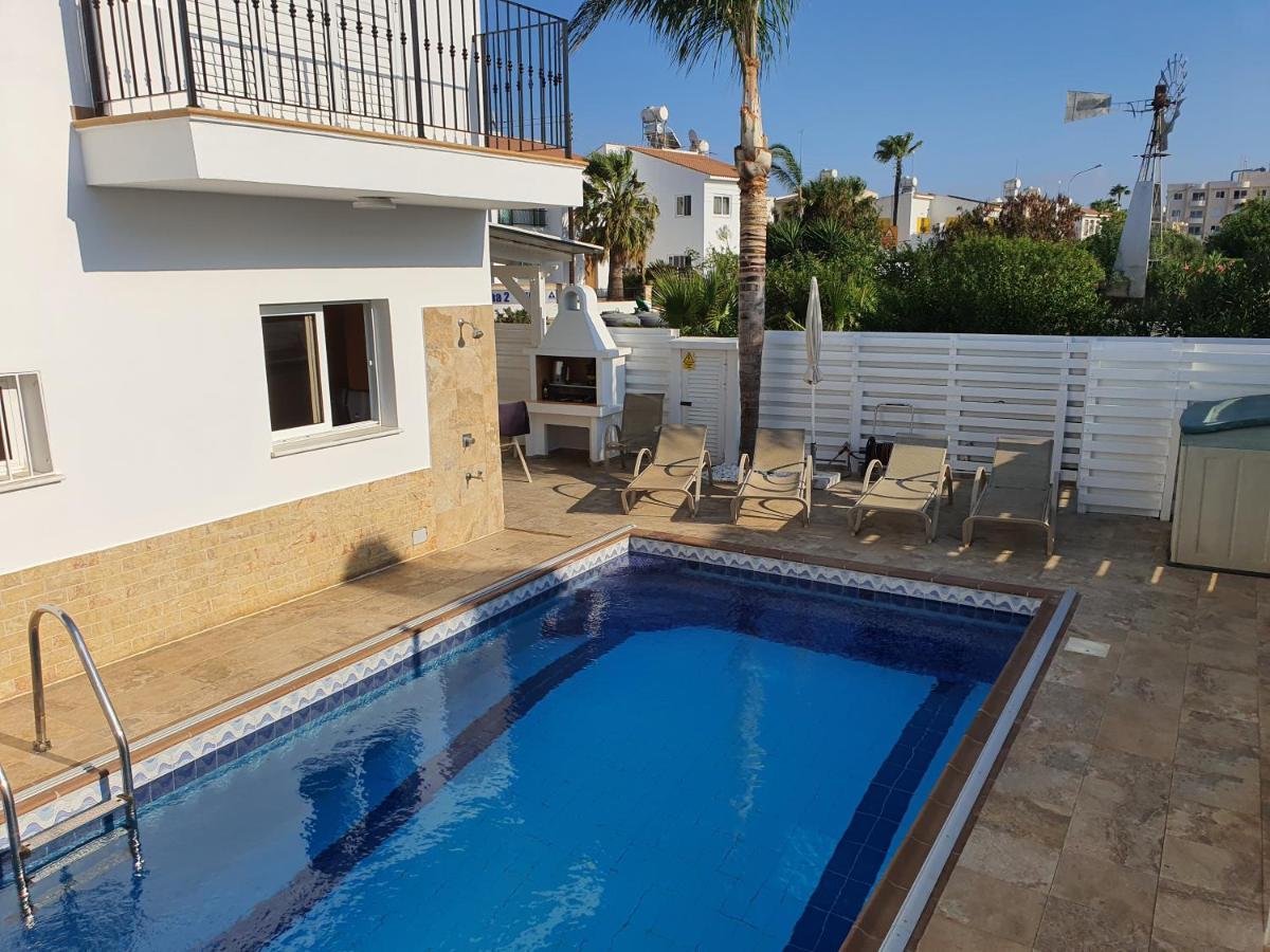 Protaras Sea View Villa With Private Pool Eksteriør bilde